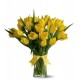 Florero 20 Tulipanes Amarillos a Domicilio