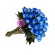 Ramo con 25 Rosas Azules Importadas