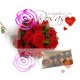 Ramo 12 Rosas + Bombones Flores Dia de los Enamorados